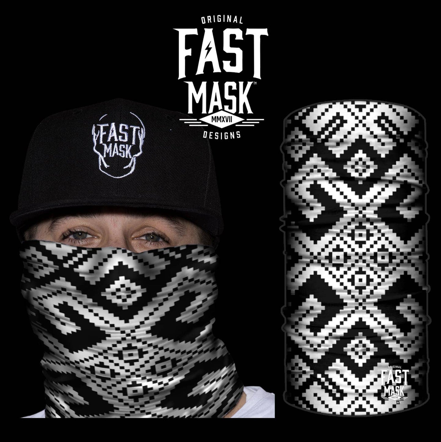 Live Fast Gear - The Maze Neck Gaiter - *Now with Sewn Edges*