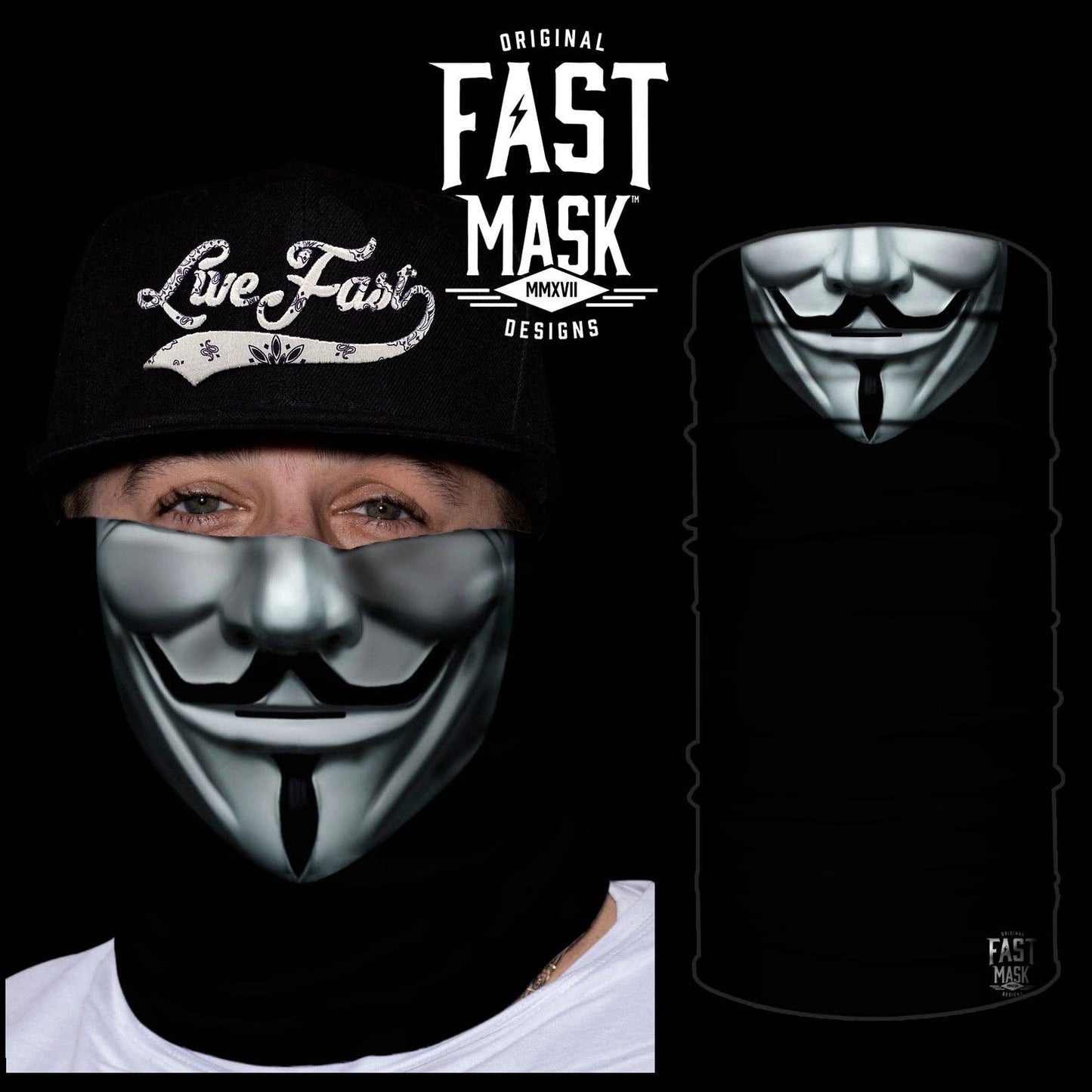 Live Fast Gear - Anonymous Neck Gaiter