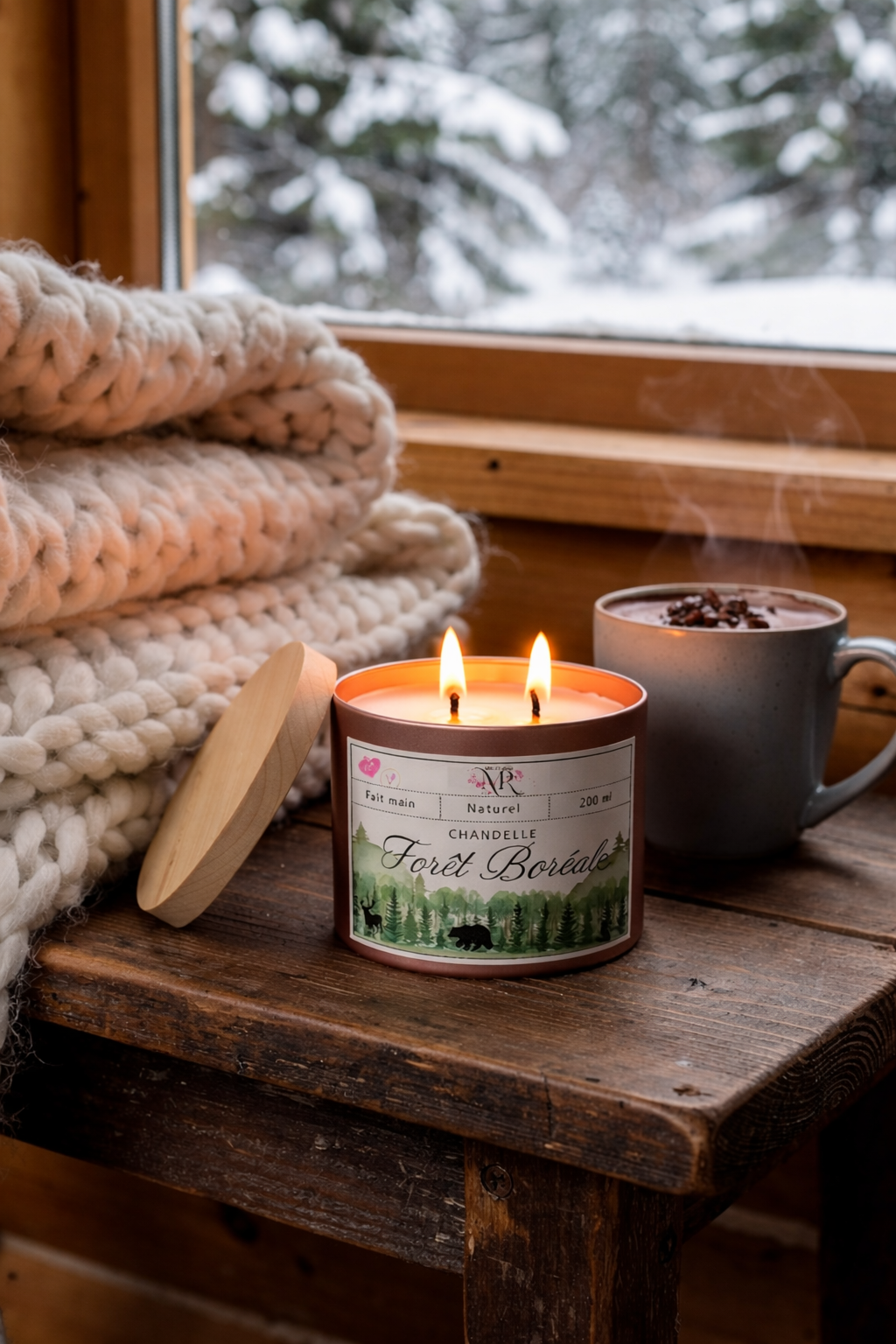 Miel et Rose - Natural candle – Boreal Forest