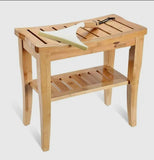 Bamboo Stool & Squeegee
