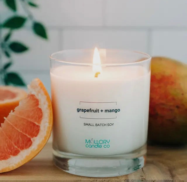 Grapefruit & Mango Soy Candle