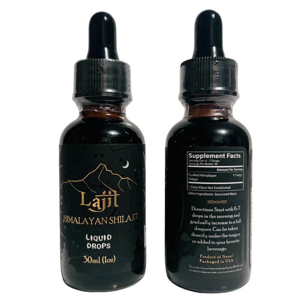 Lajit Himalayan Shilajit Liquid Drops