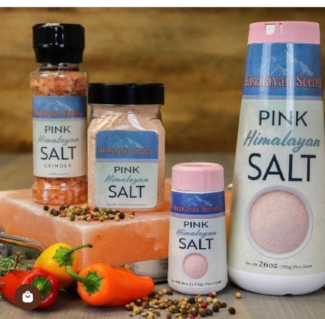 26 oz Edible Himalayan Dark Pink Salt - Fine Shaker