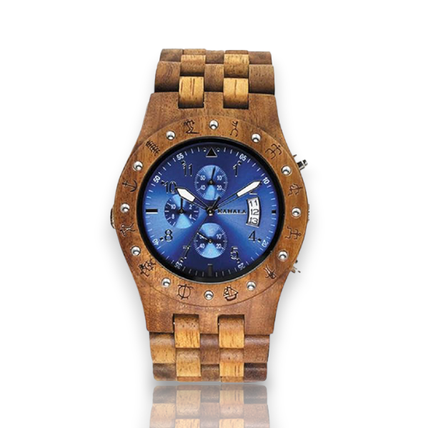 HANDMADE QUARTZ WOODEN WATCH WITH ASIAN KOA ASIAN MANGO