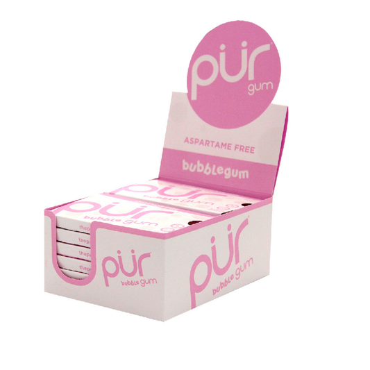 PUR 100% Xylitol Chewing Gum Bubblegum