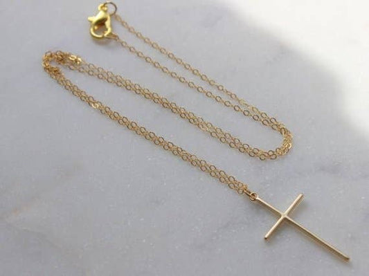 Gold Cross Necklace