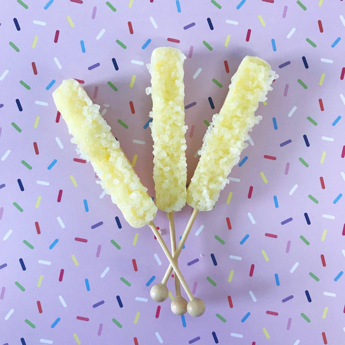 Lemon Bath Rock Candy