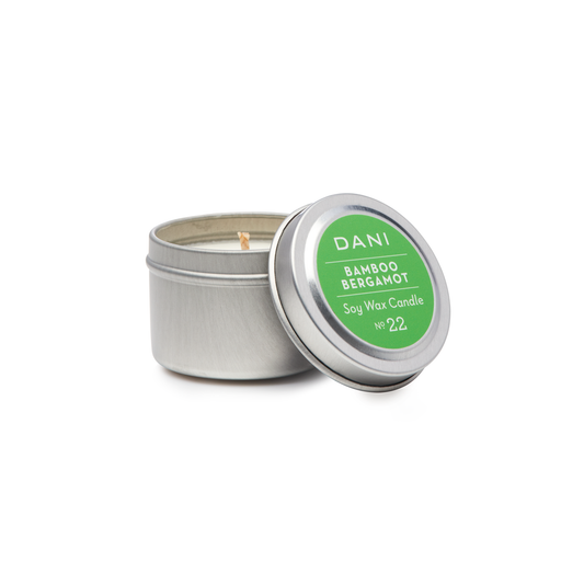 Bamboo Bergamot Travel Candle Tin 2 oz.