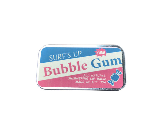 Bubble Gum Shimmering Lip Balm Sliding Tin