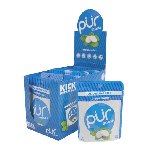 PUR 100% Xylitol Mints, Peppermint