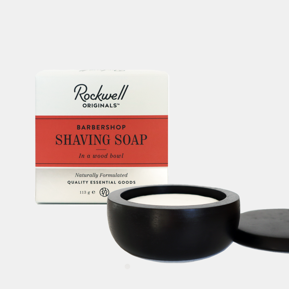 Barbershop Shave Soap in Wooden Bowl