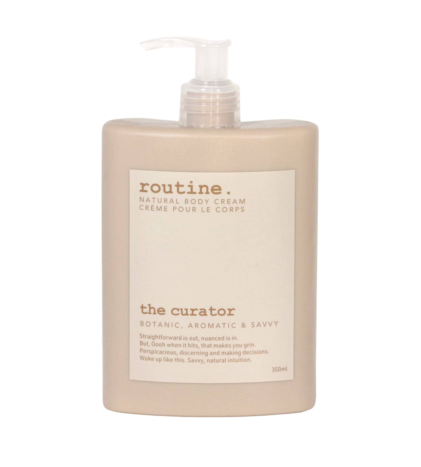 The Curator 350ml Botanic Body Cream