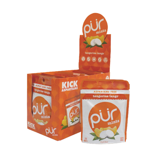 PUR 100% Xylitol Mints, Tangerine Tango