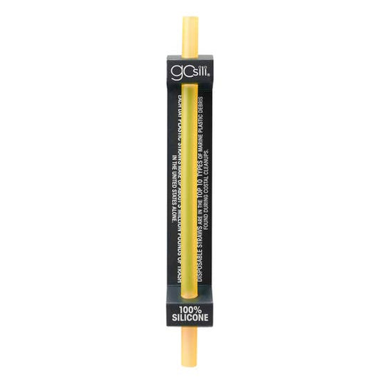 Silicone Straw - Standard (yellow)