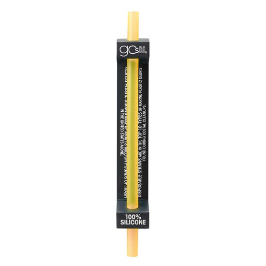 Silicone Straw - Standard (yellow)