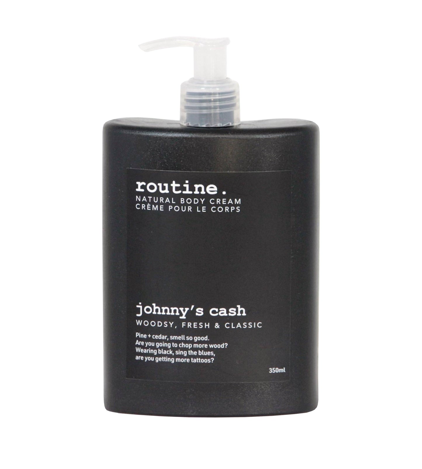 Johnny's Cash 350ml Natural Body Cream