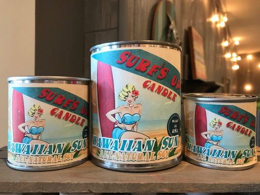 Hawaiian Sun Paint Can Candle - 1/4 pint