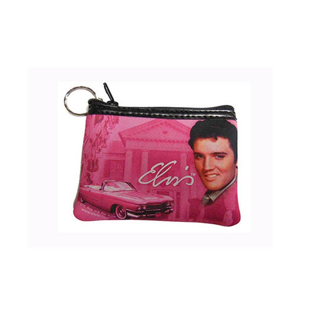 Elvis Key Chain Coin Purse