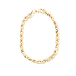 Intricate Braid Chainlink Bracelet - Gold