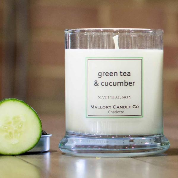 Green Tea & Cucumber Soy Candle