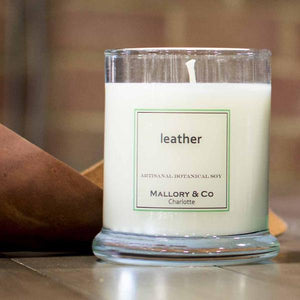 Leather Soy Candle