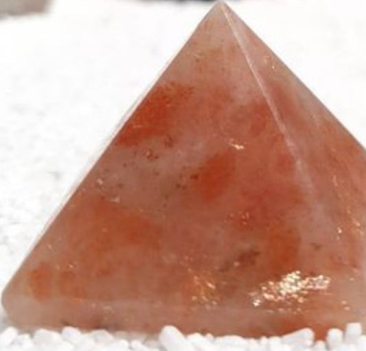 Pocket Stone Pyramid - Sunstone