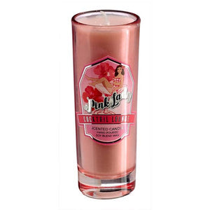 Cocktail Shotglass Candle - Pink Lady