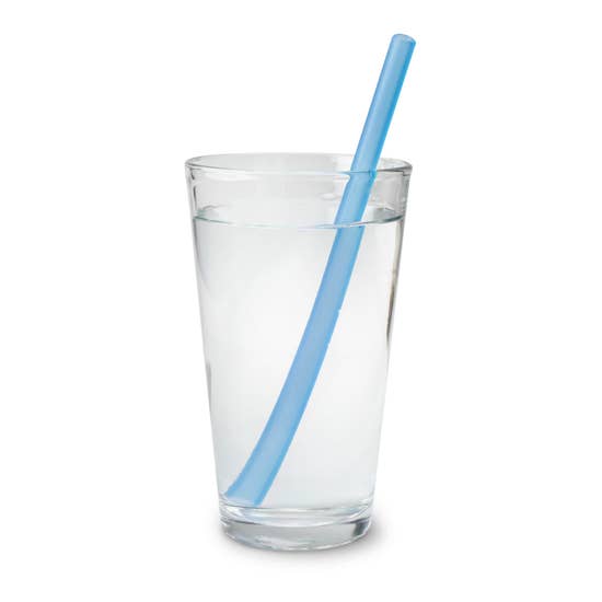 Silicone Straw- Standard (Blue)