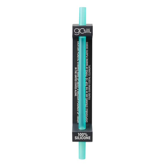 Silicone Straw-Standard (Teal)