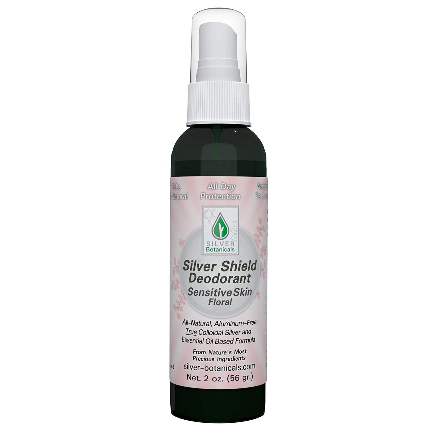 Silver Shield Deodorant - Floral- Spray, 2 oz.