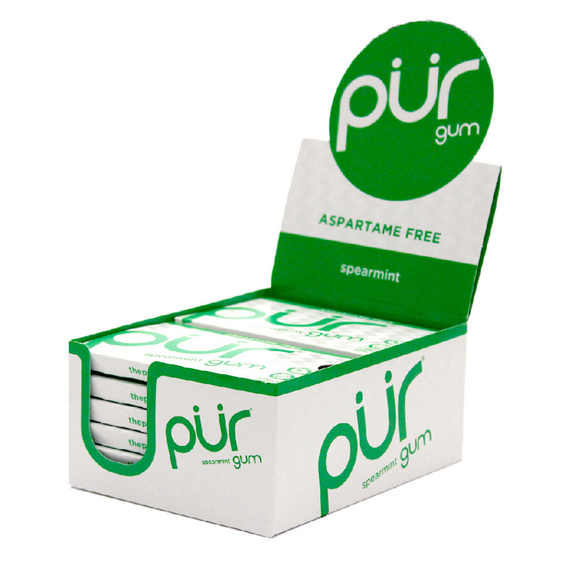 PUR 100% Xylitol Chewing Gum Spearmint
