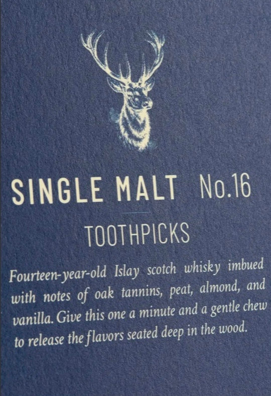 Single Malt No.16 Birch Toothpicks