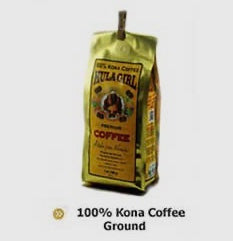 HULA GIRL 100% KONA COFFEE (Grounds) 7 oz