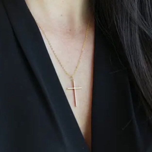 Silver Cross Necklace