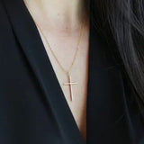 Rose Gold Cross Necklace