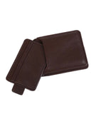 Leather Dual Wallet- Brown