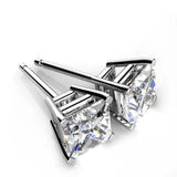 Swarovski Crystal Elements Square Princess Cut Earrings
