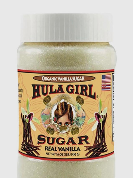 HULA GIRL ORGANIC VANILLA SUGAR 16OZ