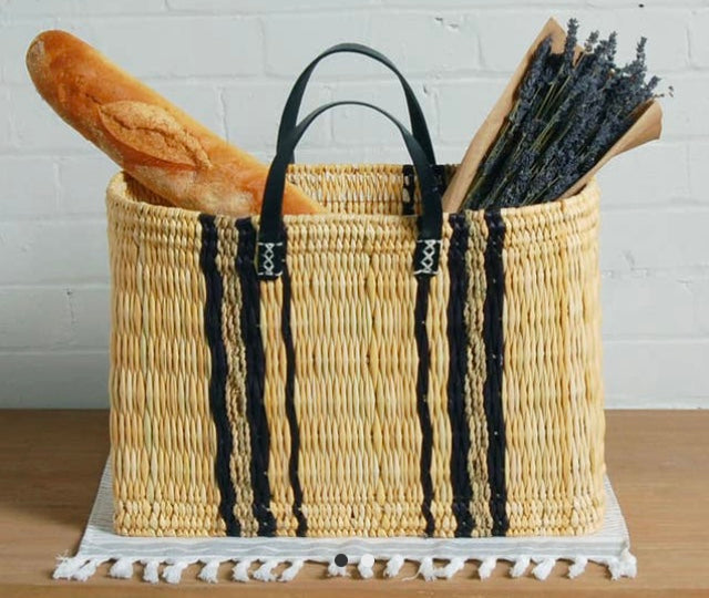 Straw Market Basket