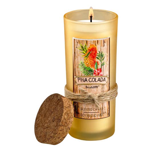 Tropical Cocktail Highball Candle - Piña Colada